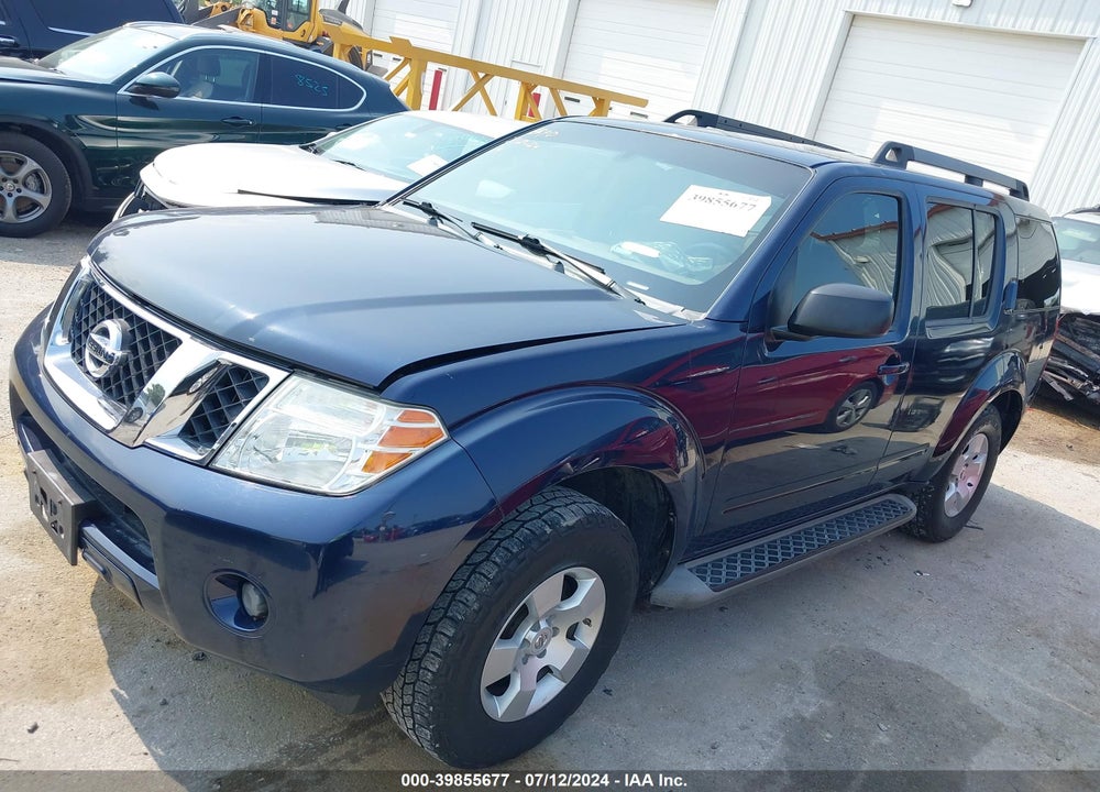 2008 NISSAN PATHFINDER S VIN: 5N1AR18BX8C617515