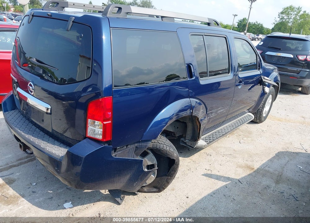 2008 NISSAN PATHFINDER S VIN: 5N1AR18BX8C617515