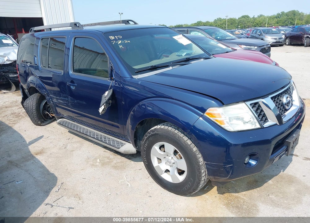 2008 NISSAN PATHFINDER S VIN: 5N1AR18BX8C617515