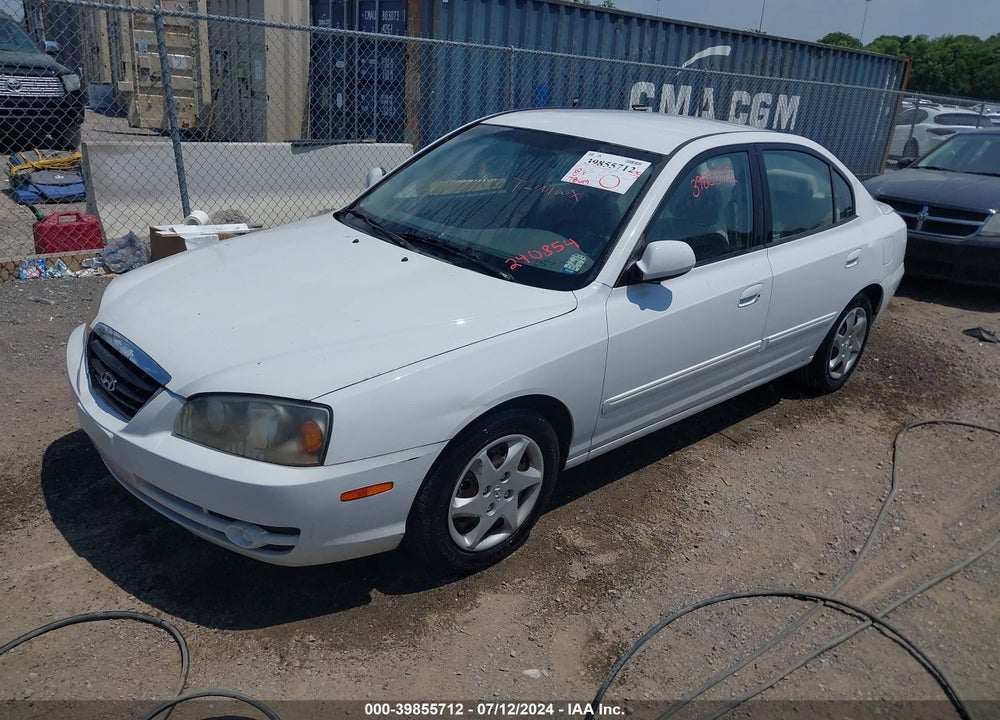 2006 HYUNDAI ELANTRA GLS/LIMITED VIN: KMHDN46D16U240854