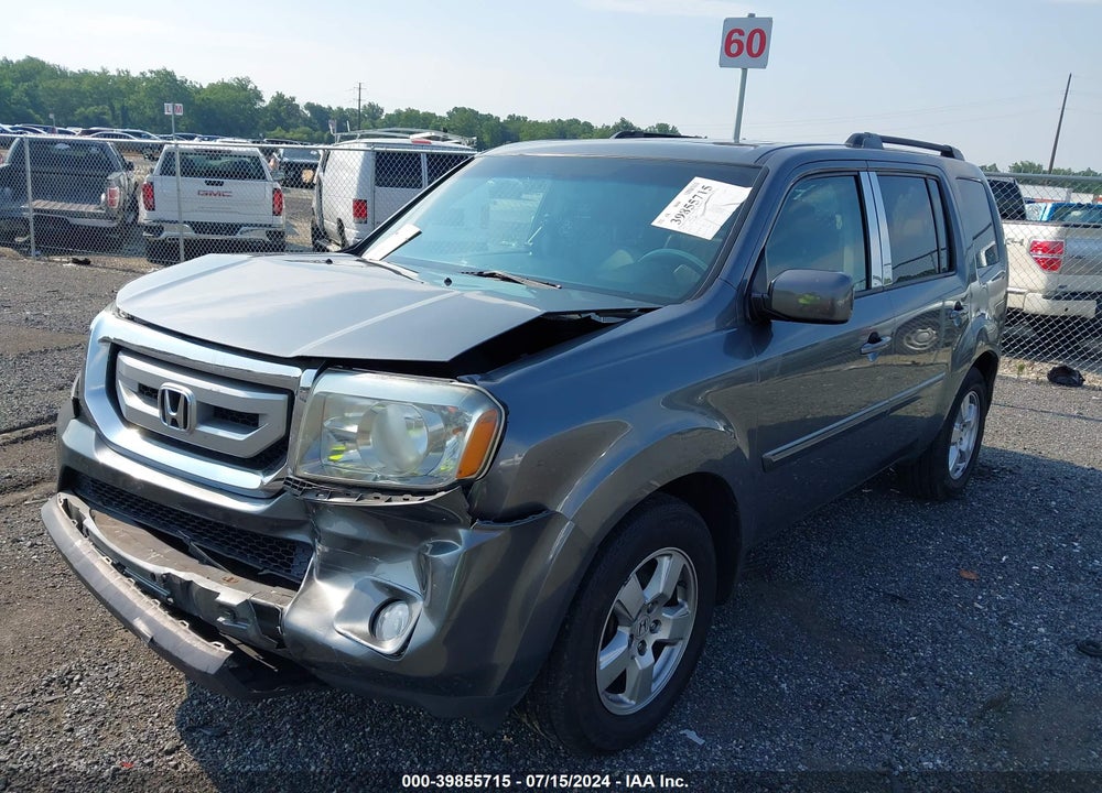 2010 HONDA PILOT EX-L VIN: 5FNYF4H59AB038905