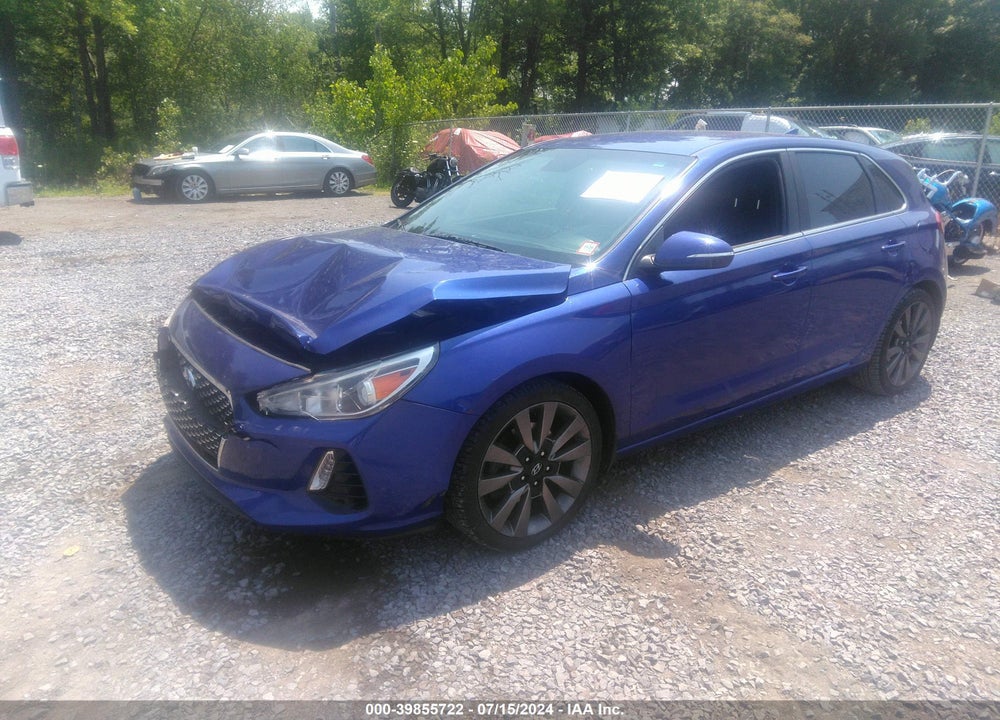 2018 HYUNDAI ELANTRA GT SPORT VIN: KMHH55LC4JU080268
