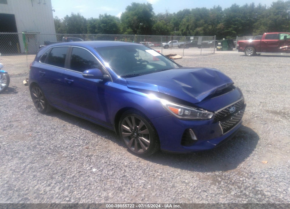 2018 HYUNDAI ELANTRA GT SPORT VIN: KMHH55LC4JU080268