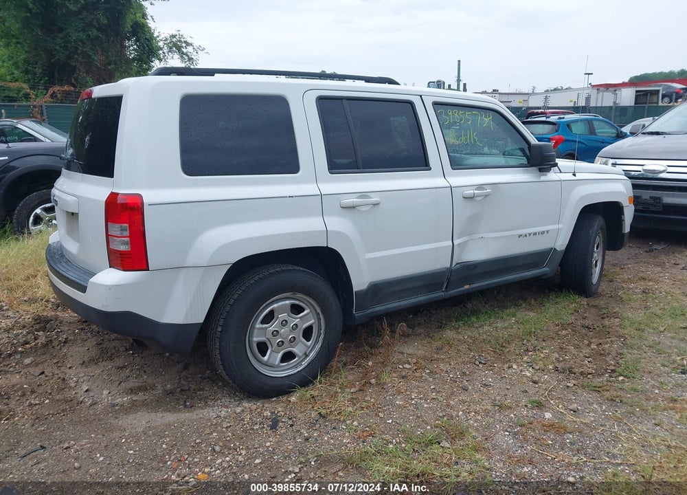 2011 JEEP PATRIOT SPORT VIN: 1J4NT1GA7BD194680