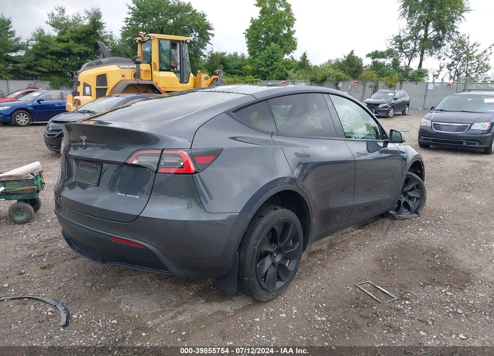 2021 TESLA MODEL Y LONG RANGE DUAL MOTOR ALL-WHEEL DRIVE VIN: 5YJYGDEE6MF138658