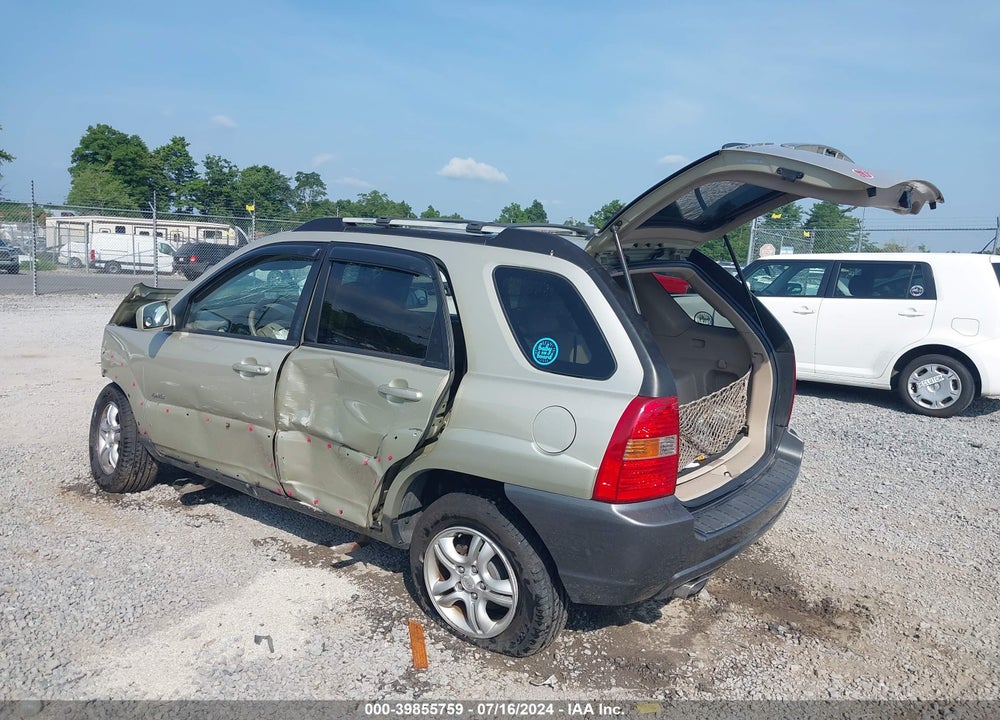 2008 KIA SPORTAGE EX V6 VIN: KNDJE723787470910