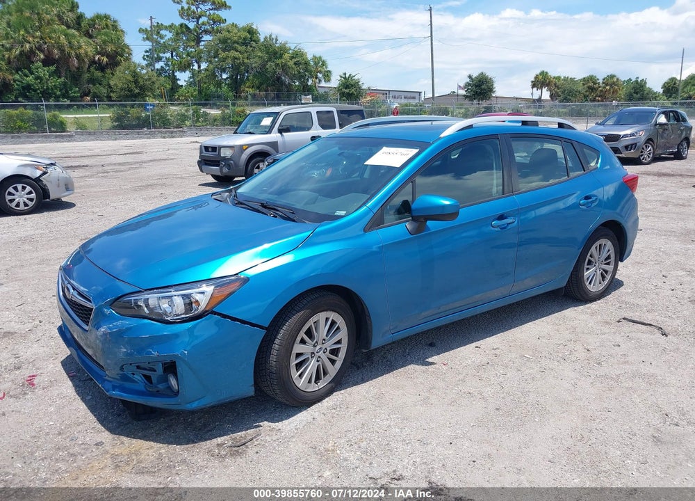 2017 SUBARU IMPREZA 2.0I PREMIUM VIN: 4S3GTAD66H3731536