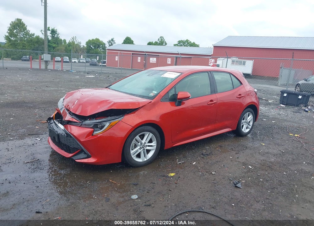 2019 TOYOTA COROLLA SE VIN: JTNK4RBE4K3066638