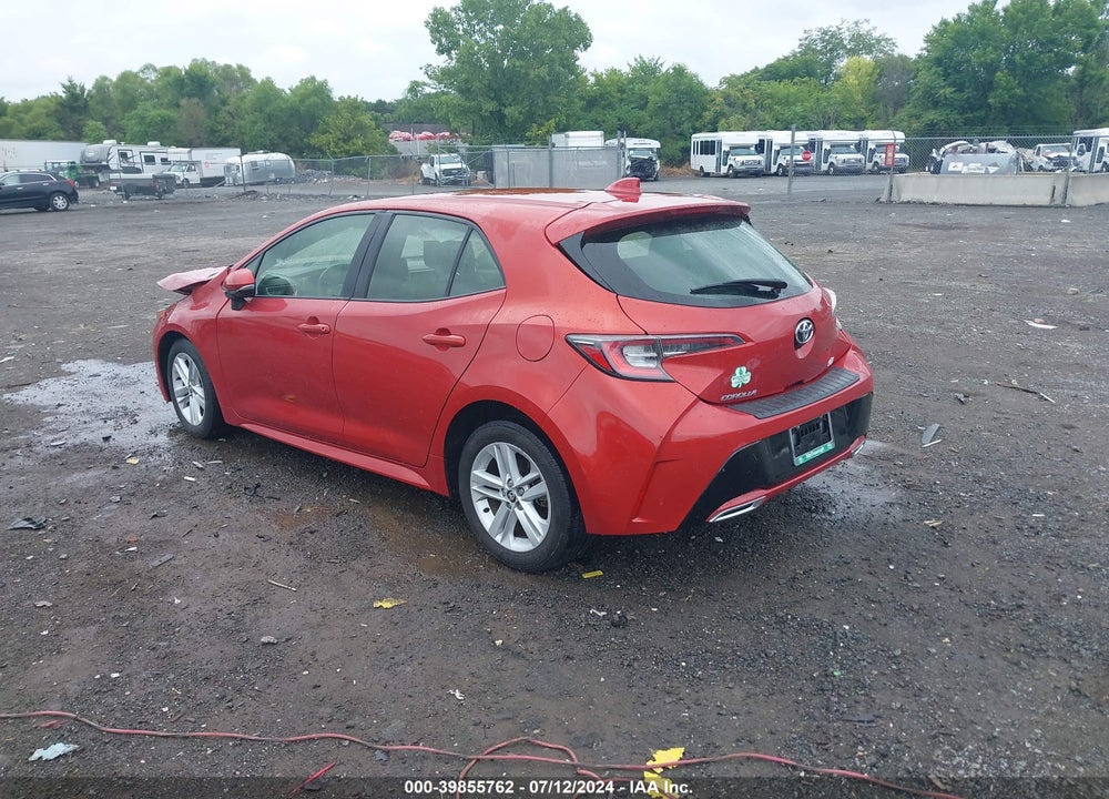 2019 TOYOTA COROLLA SE VIN: JTNK4RBE4K3066638