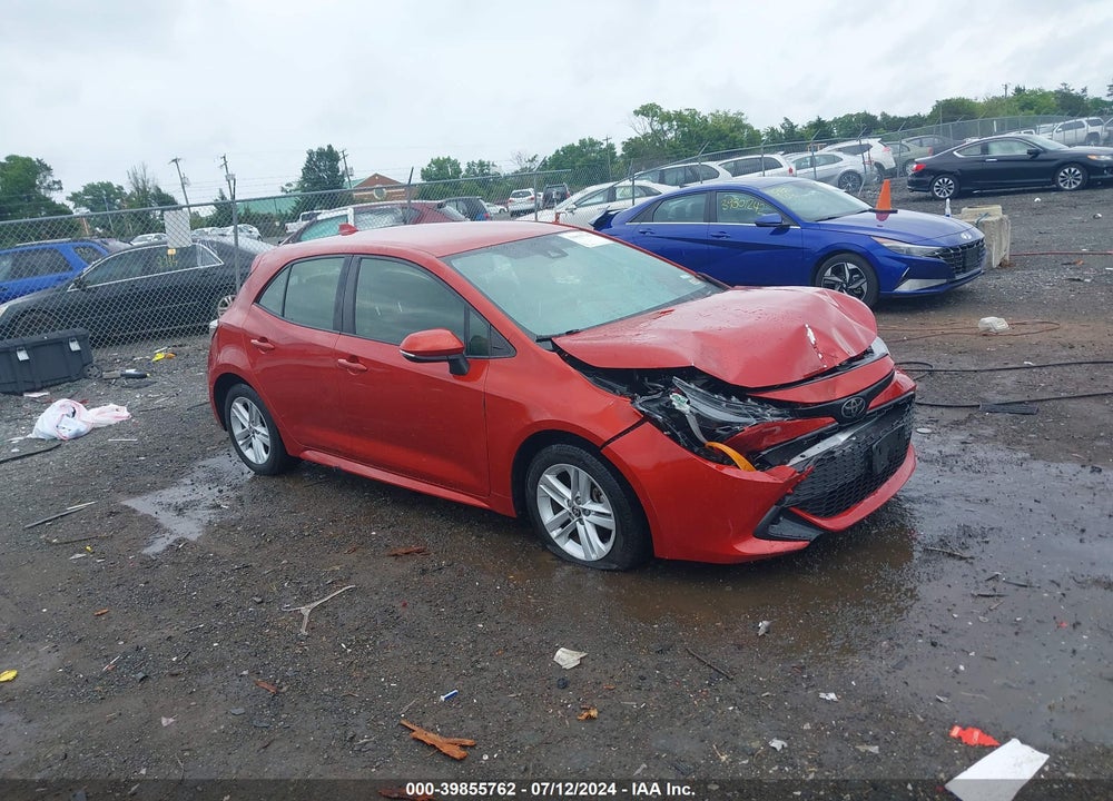 2019 TOYOTA COROLLA SE VIN: JTNK4RBE4K3066638