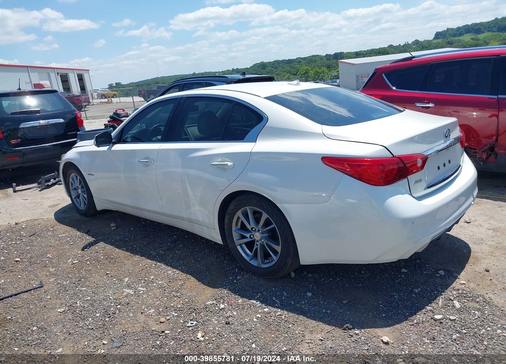 2015 INFINITI Q50 HYBRID PREMIUM VIN: JN1AV7AR1FM850851