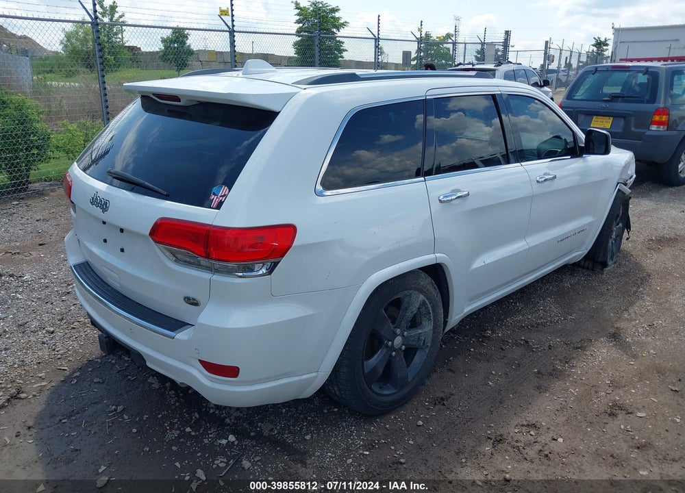 2014 JEEP GRAND CHEROKEE OVERLAND VIN: 1C4RJFCG0EC140068