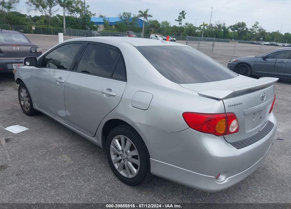 2009 TOYOTA COROLLA S VIN: 1NXBU40E59Z020276