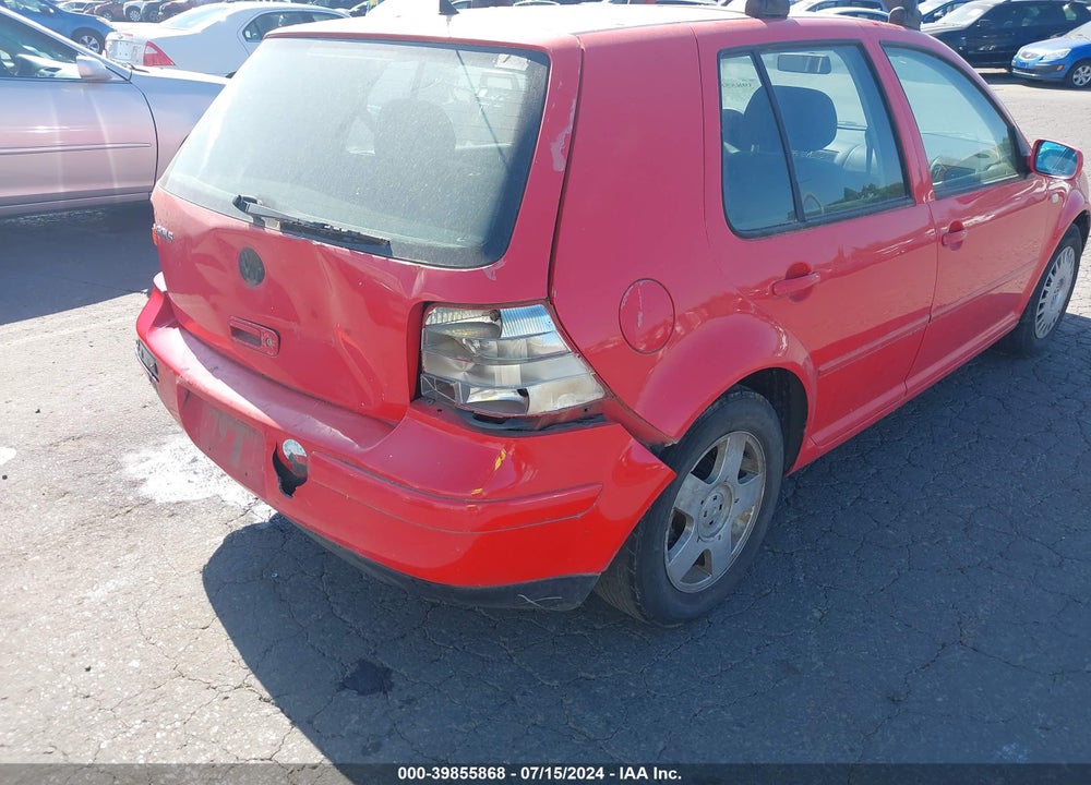 1999 VOLKSWAGEN GOLF GLS VIN: WVWGA31J6XW329278