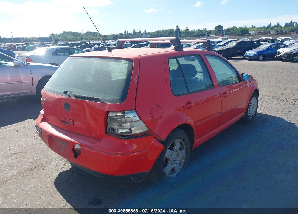 1999 VOLKSWAGEN GOLF GLS VIN: WVWGA31J6XW329278