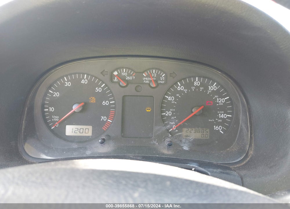 1999 VOLKSWAGEN GOLF GLS VIN: WVWGA31J6XW329278