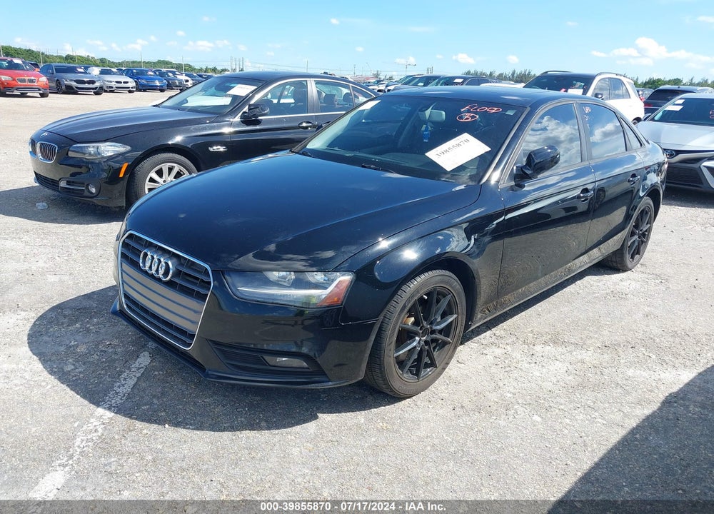2014 AUDI A4 2.0T PREMIUM VIN: WAUAFAFL0EA119594