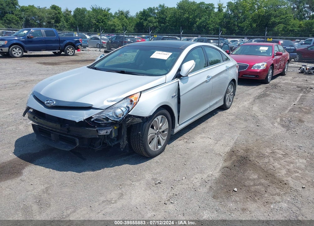 2014 HYUNDAI SONATA HYBRID LIMITED VIN: KMHEC4A49EA104733