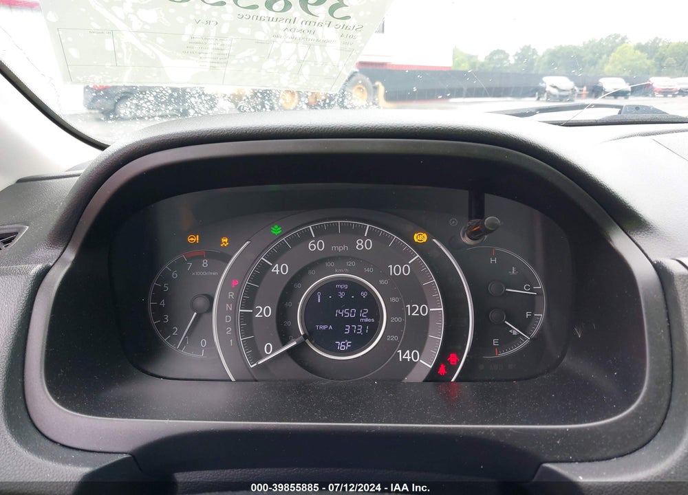 2014 HONDA CR-V EX-L VIN: 2HKRM4H7XEH652140