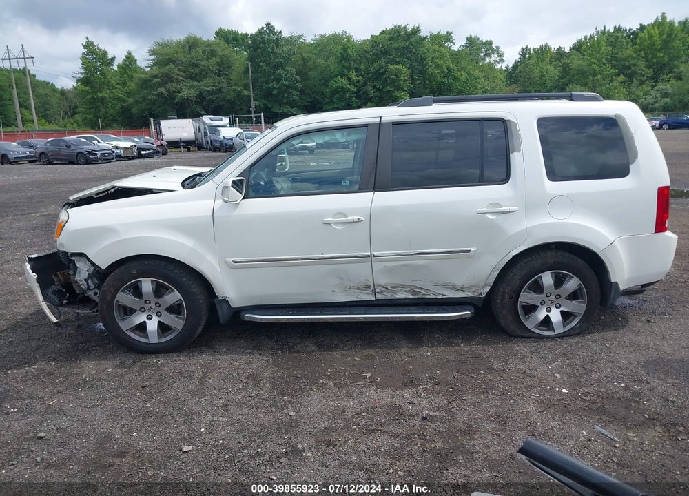 2014 HONDA PILOT TOURING VIN: 5FNYF4H92EB011098