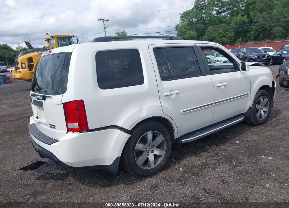 2014 HONDA PILOT TOURING VIN: 5FNYF4H92EB011098