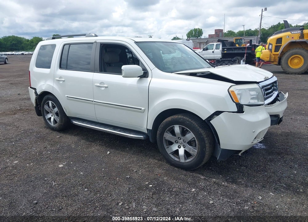 2014 HONDA PILOT TOURING VIN: 5FNYF4H92EB011098