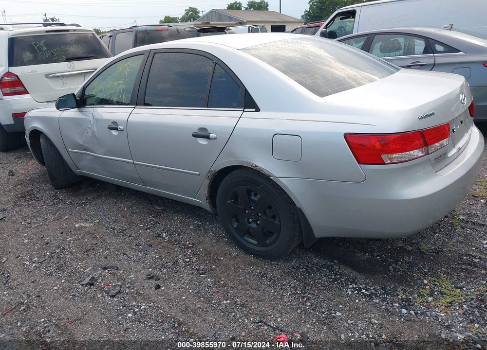 2007 HYUNDAI SONATA GLS VIN: 5NPET46C67H233335