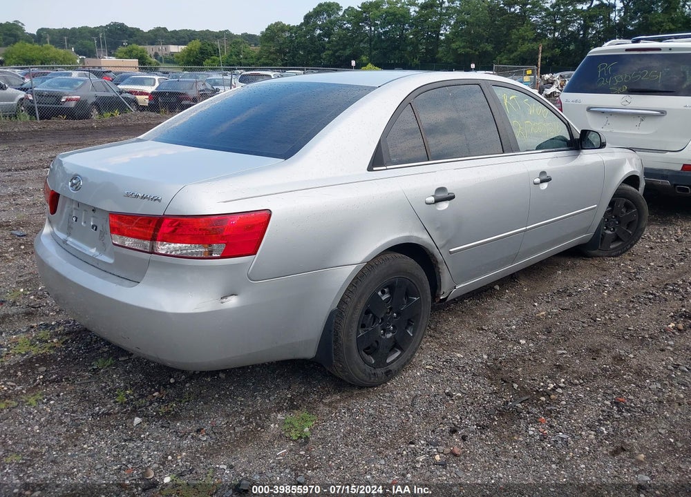 2007 HYUNDAI SONATA GLS VIN: 5NPET46C67H233335