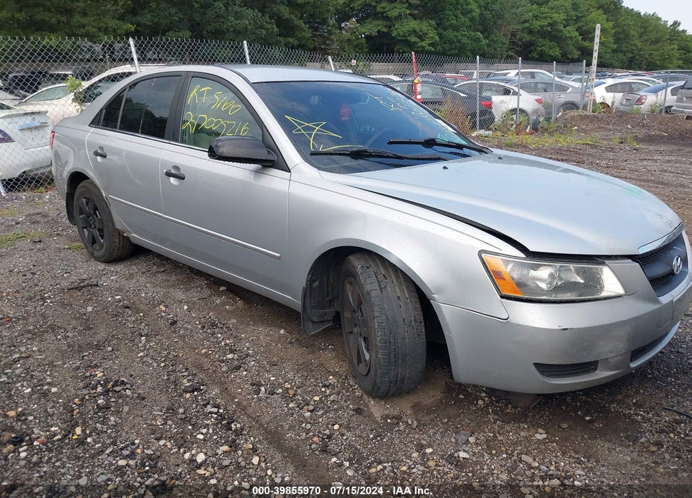 2007 HYUNDAI SONATA GLS VIN: 5NPET46C67H233335
