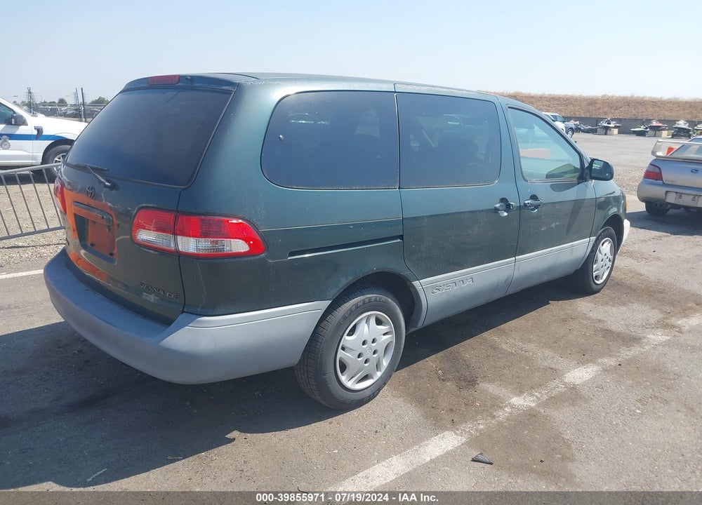 2001 TOYOTA SIENNA CE VIN: 4T3ZF19C61U325287