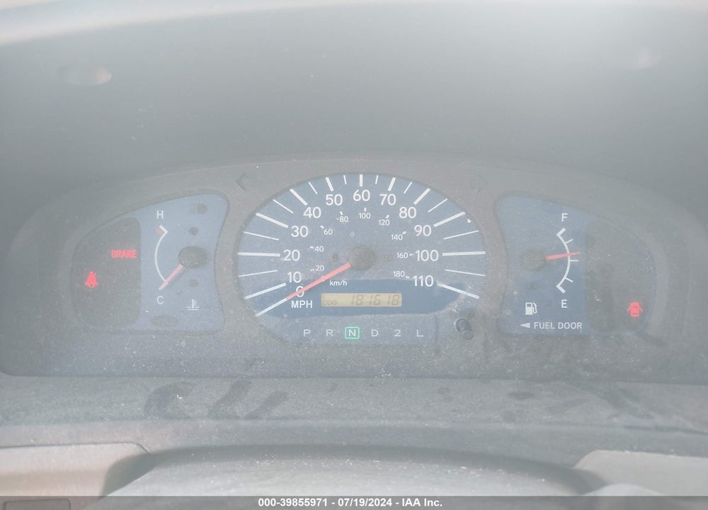 2001 TOYOTA SIENNA CE VIN: 4T3ZF19C61U325287