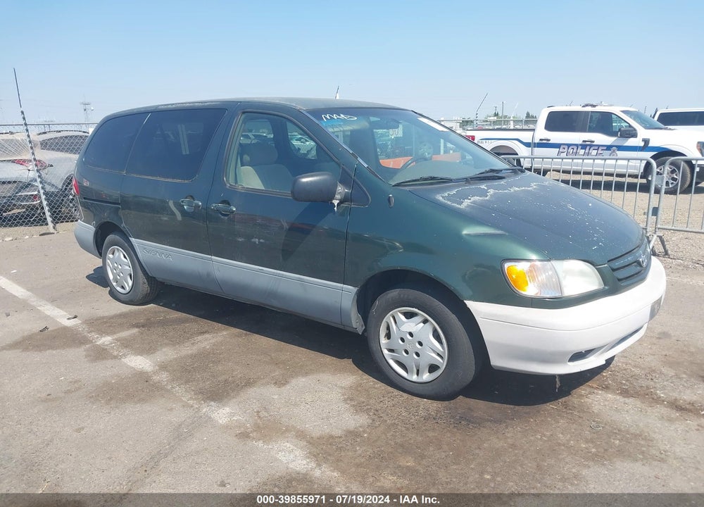 2001 TOYOTA SIENNA CE VIN: 4T3ZF19C61U325287