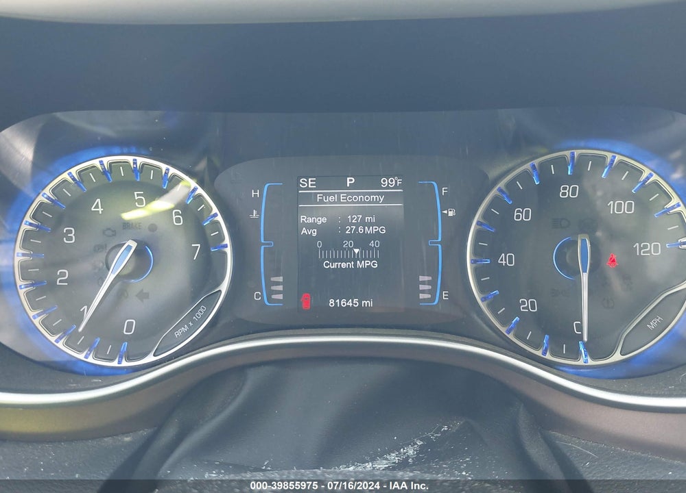 2017 CHRYSLER PACIFICA TOURING VIN: 2C4RC1DG4HR609301