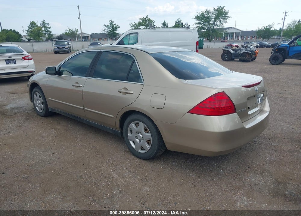 2007 HONDA ACCORD 2.4 LX VIN: 1HGCM56407A143626