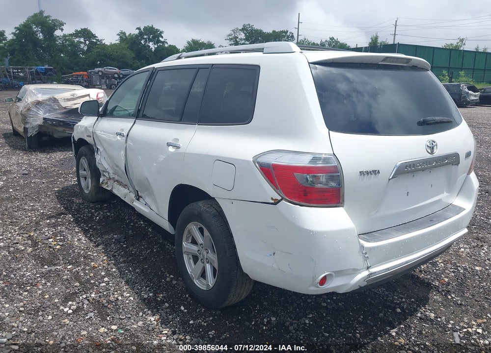 2009 TOYOTA HIGHLANDER HYBRID VIN: JTEEW41A192037008