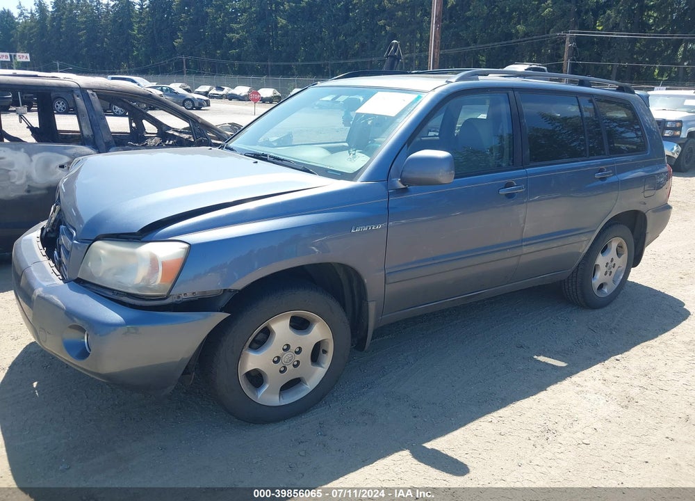 2006 TOYOTA HIGHLANDER LIMITED V6 VIN: JTEDP21A460106908