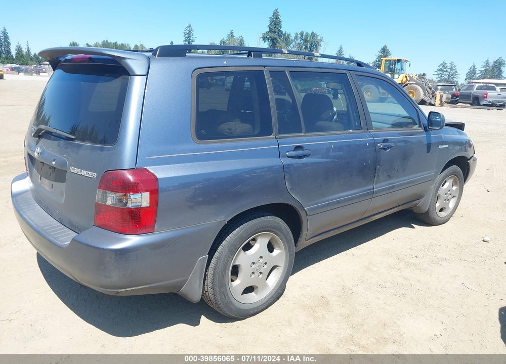 2006 TOYOTA HIGHLANDER LIMITED V6 VIN: JTEDP21A460106908