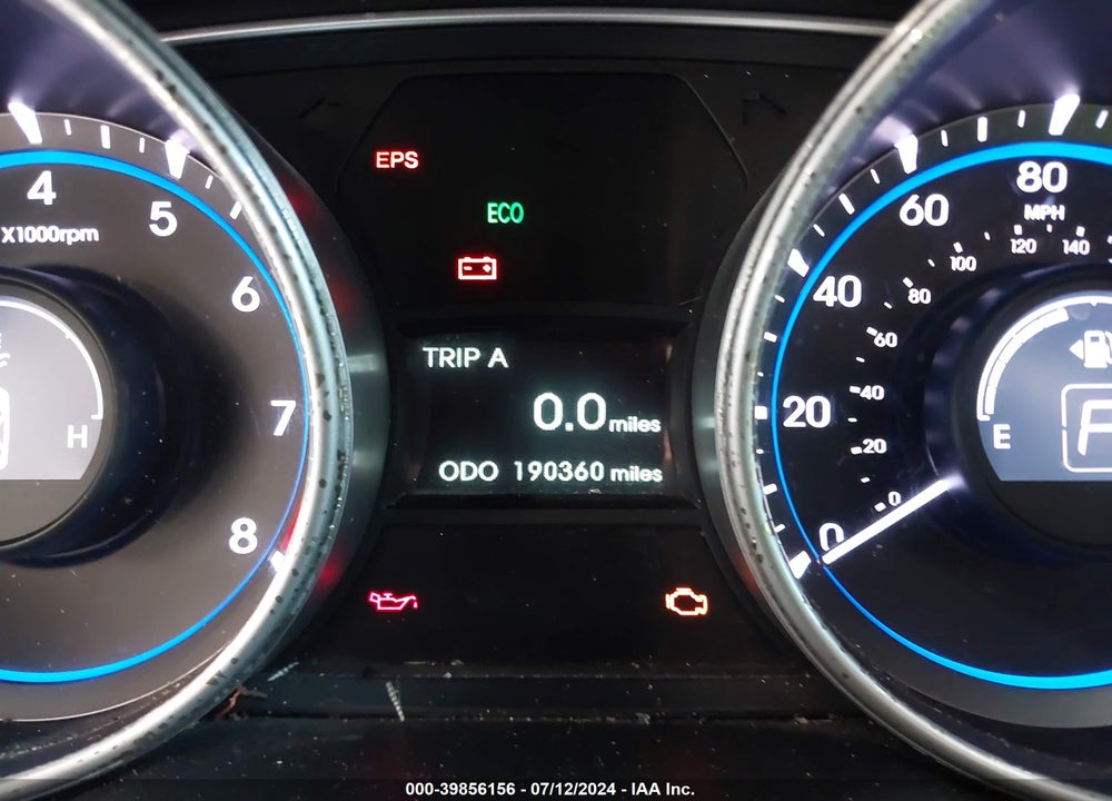 2011 HYUNDAI SONATA GLS VIN: 5NPEB4AC2BH206376