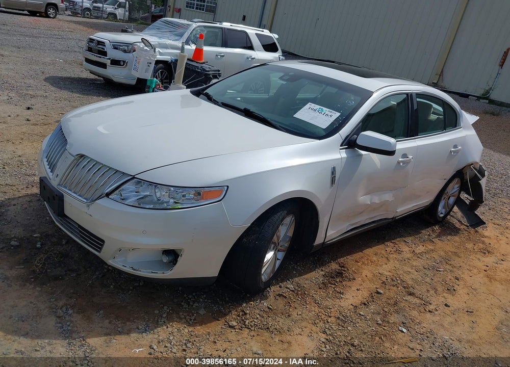 2010 LINCOLN MKS VIN: 1LNHL9DR8AG601653