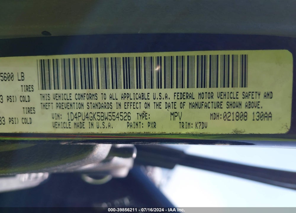 2011 DODGE NITRO HEAT VIN: 1D4PU4GK5BW554526