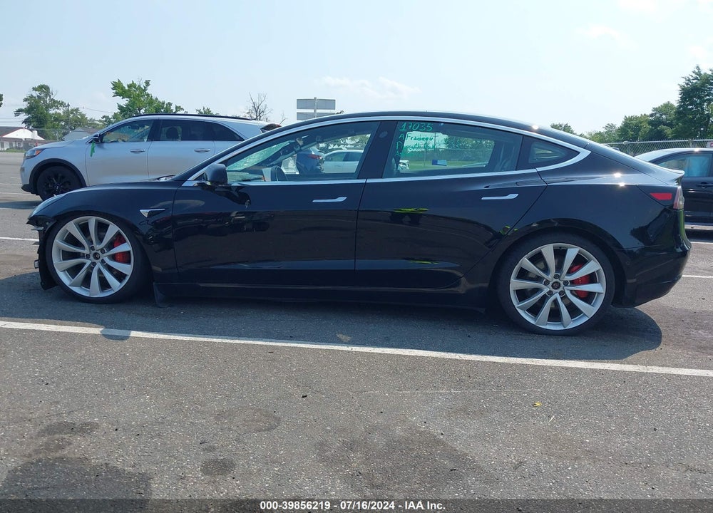 2019 TESLA MODEL 3 LONG RANGE/PERFORMANCE VIN: 5YJ3E1EB9KF213967