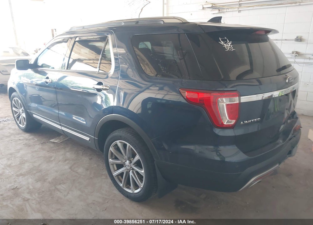 2017 FORD EXPLORER LIMITED VIN: 1FM5K8F84HGD89025