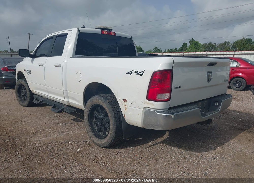2019 RAM 1500 CLASSIC SLT QUAD CAB 4X4 6'4 BOX VIN: 1C6RR7GT3KS634214