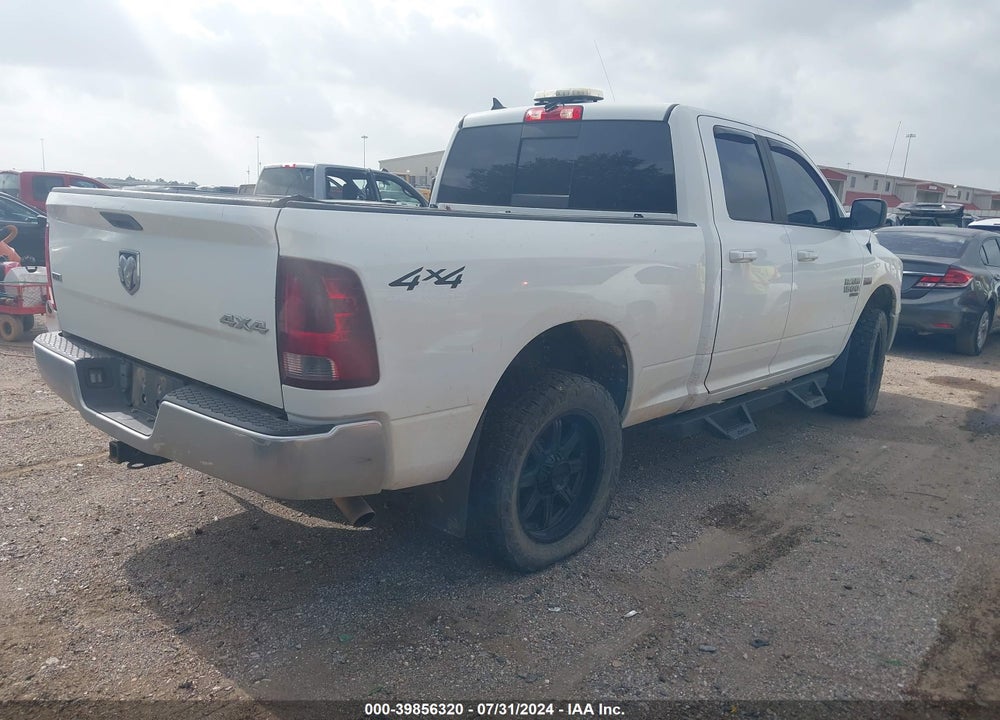 2019 RAM 1500 CLASSIC SLT QUAD CAB 4X4 6'4 BOX VIN: 1C6RR7GT3KS634214