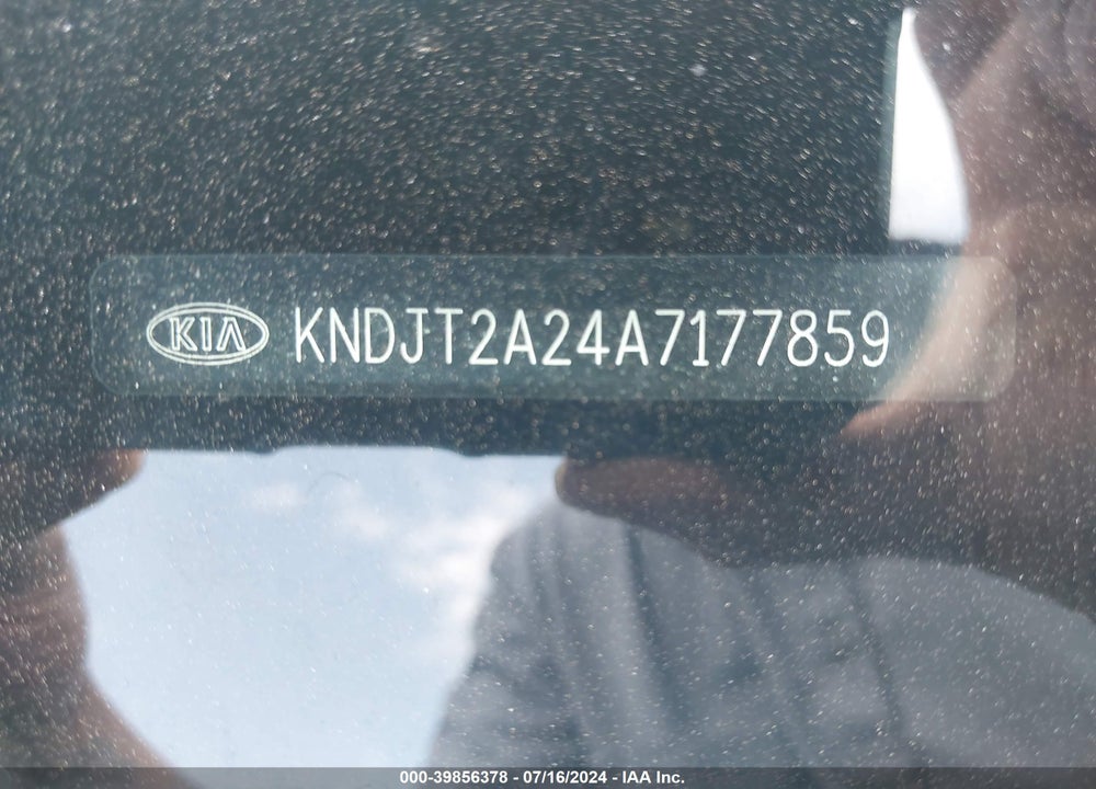 2010 KIA SOUL VIN: KNDJT2A24A7177859