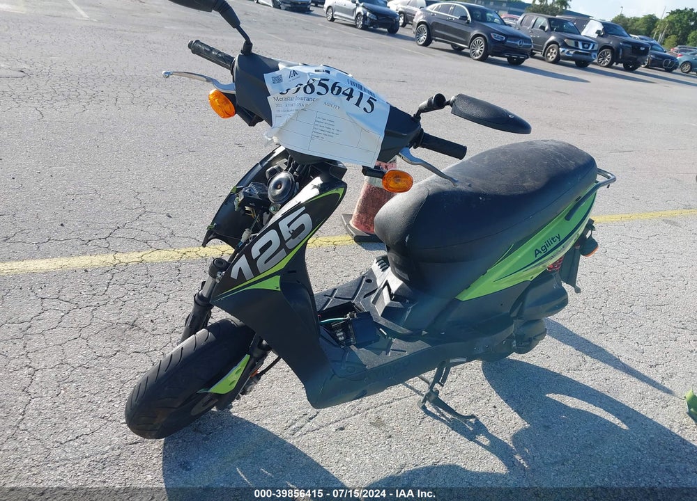 2022 KYMCO USA INC AGILITY 125 VIN: LC2U6G109NC000332