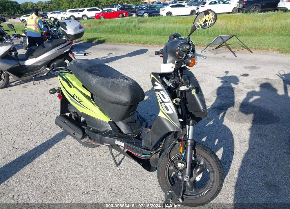 2022 KYMCO USA INC AGILITY 125 VIN: LC2U6G109NC000332