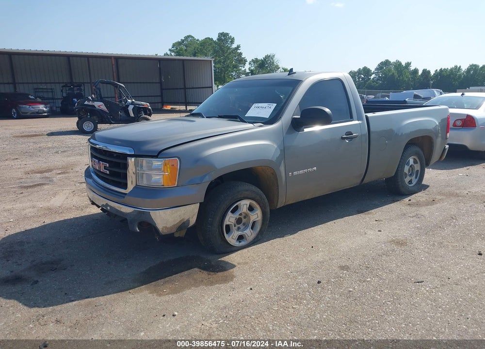 2007 GMC SIERRA 1500 WORK TRUCK VIN: 1GTEC14C87Z520220