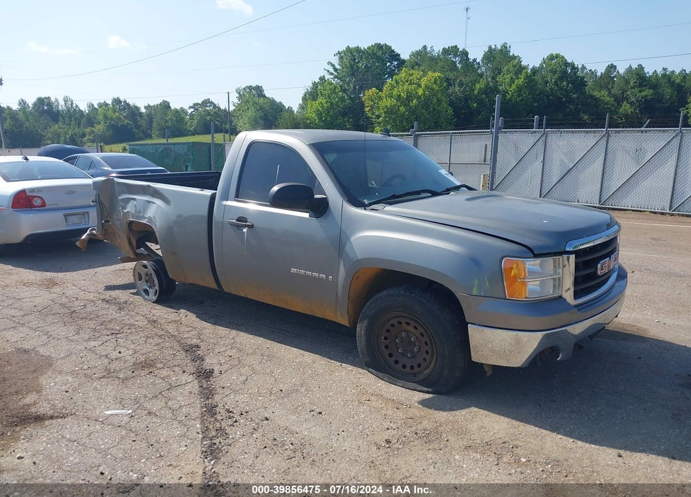 2007 GMC SIERRA 1500 WORK TRUCK VIN: 1GTEC14C87Z520220