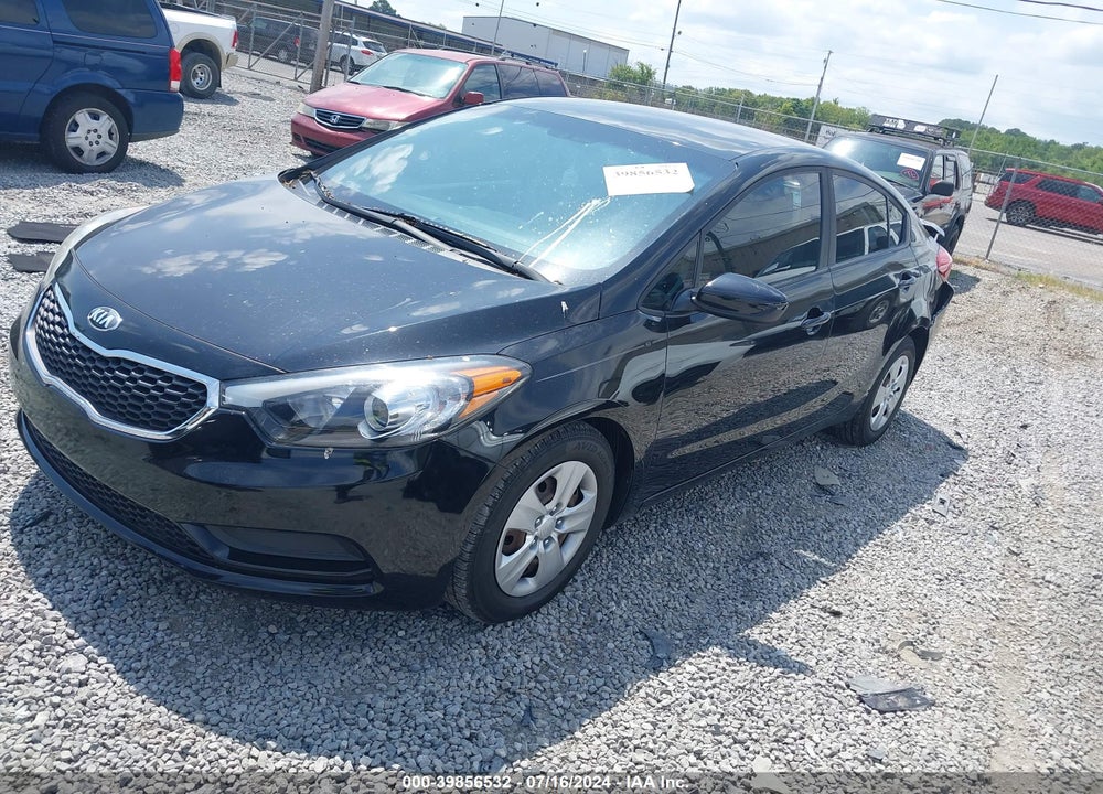 2016 KIA FORTE LX VIN: KNAFK4A67G5602743